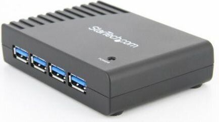 STARTECH ST4300USB3EU 4 Port Black Super hinta ja tiedot | Adapterit | hobbyhall.fi