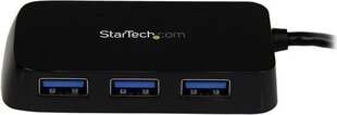 STARTECH ST4300MINU3B 4 Port SuperSpeed hinta ja tiedot | Adapterit | hobbyhall.fi