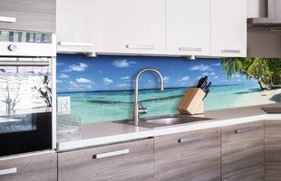 Liimavalokuvatapetti laminoidulla - Paradise beach, 260x60 cm hinta ja tiedot | Valokuvatapetit | hobbyhall.fi