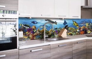 Liimavalokuvatapetti laminoidulla - Vedenalainen maailma, 260x60 cm hinta ja tiedot | Valokuvatapetit | hobbyhall.fi