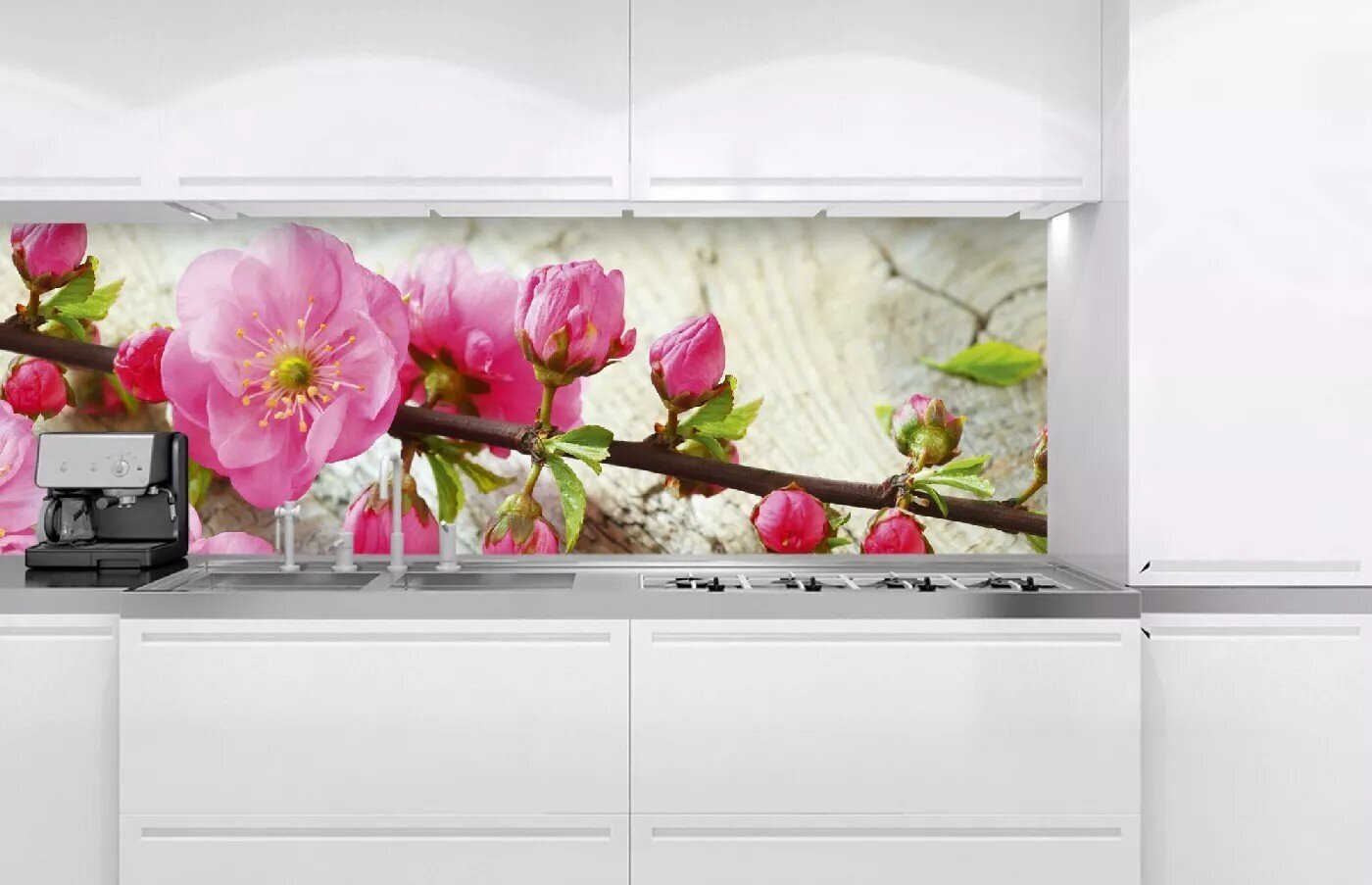 Laminoidut valokuvatapetit keittiöön, Sakura, 180x60 cm hinta ja tiedot | Valokuvatapetit | hobbyhall.fi