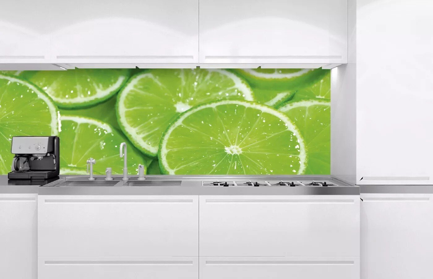 Laminoidut valokuvatapetit keittiöön, Lime, 180x60 cm hinta ja tiedot | Valokuvatapetit | hobbyhall.fi