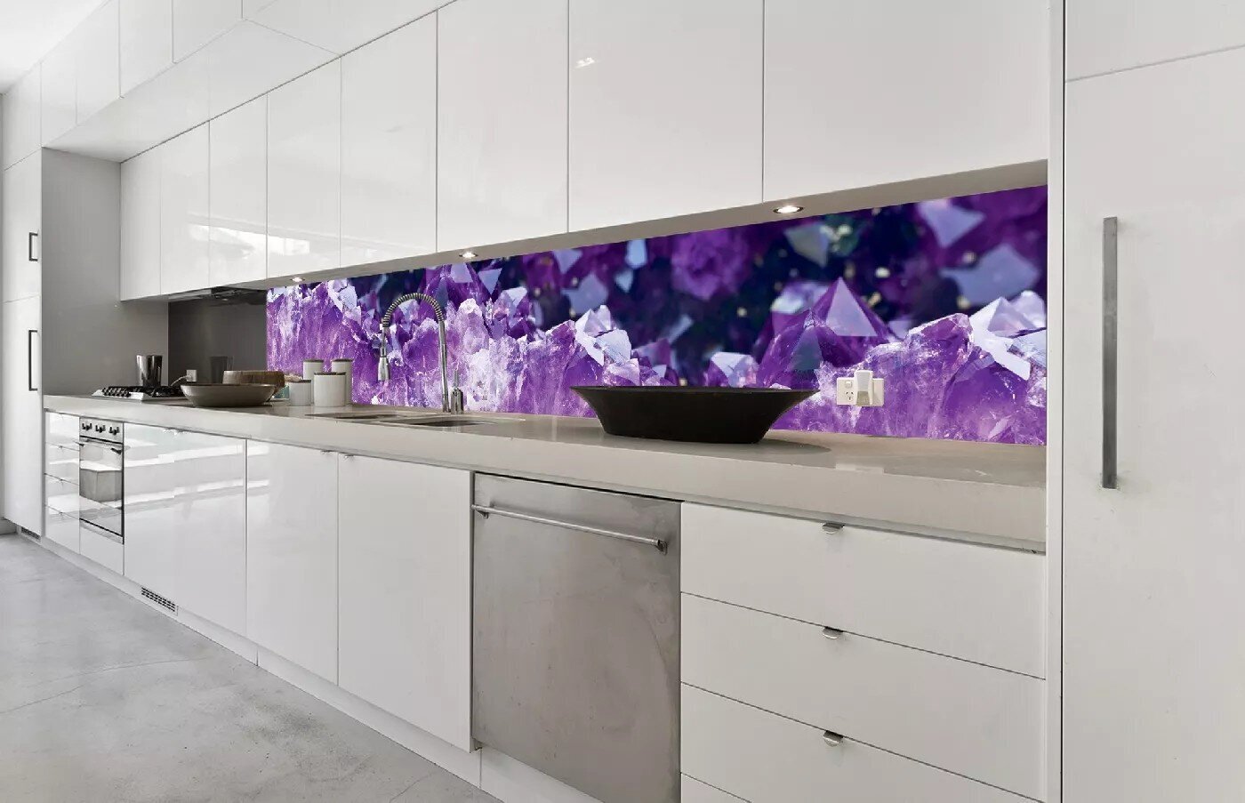 Liimavalokuvatapetti laminoidulla - Amethyst, 350x60 cm hinta ja tiedot | Valokuvatapetit | hobbyhall.fi