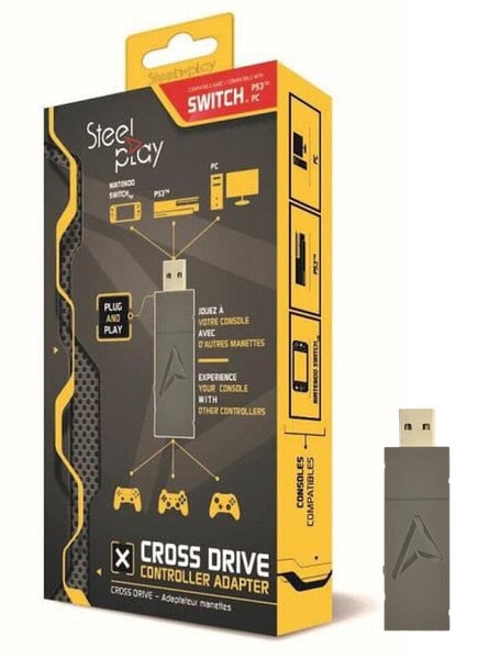 Adapteri Steel Play - Cross Drive Controller Switch USB