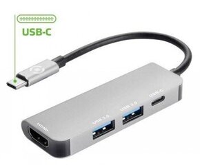 CELLY HUB TYPEC TO USB USBC HDMI hinta ja tiedot | Adapterit | hobbyhall.fi