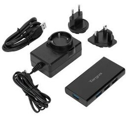TARGUS 7-PORT USB 3.0 HUB BLACK hinta ja tiedot | Adapterit | hobbyhall.fi