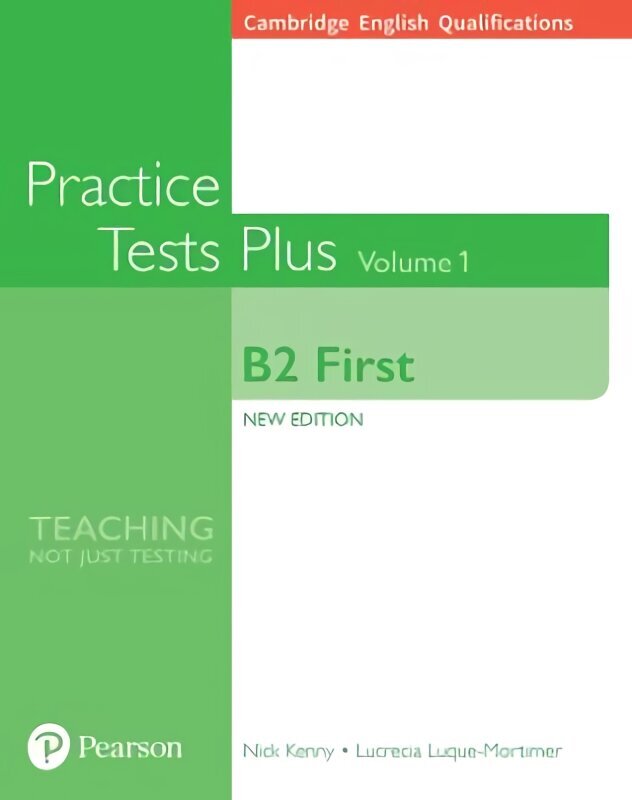 Cambridge English: First (FCE) Practice Tests Plus 1 (New Edition) Student's Book without Key with Online Audio hinta ja tiedot | Vieraiden kielten oppimateriaalit | hobbyhall.fi