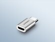 Ugren micro USB - USB Type C -sovitin valkoinen (30154). hinta ja tiedot | Adapterit | hobbyhall.fi