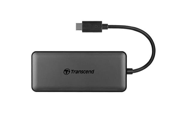 TRANSCEND 3-PORT HUB,1-PORT PD,SD/MICROSD READER, USB 3.1 GEN 2,TYPE C hinta ja tiedot | Adapterit | hobbyhall.fi