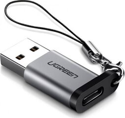 Ugreen US276 USB A-USB-C 3.0 -sovitin, harmaa hinta ja tiedot | Ugreen Tietokoneiden lisävarusteet | hobbyhall.fi