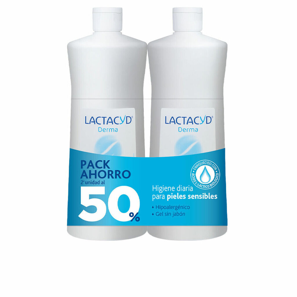 lactacyd derma suihkugeeli, 2x1000ml hinta ja tiedot | Suihkusaippuat ja suihkugeelit | hobbyhall.fi