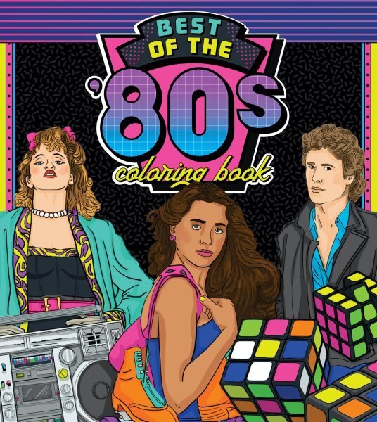 Best of the '80s Coloring Book: Color your way through 1980s art & pop culture, Volume 1 hinta ja tiedot | Värityskirjat | hobbyhall.fi