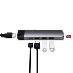 Satechi Satechi USB-C PRO Hub with 4K HDMI and Ethernet USB hub hinta ja tiedot | Satechi Tietokoneet ja pelaaminen | hobbyhall.fi