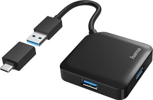 Hama 00200116 USB hub hinta ja tiedot | Hama Tietokoneiden lisävarusteet | hobbyhall.fi