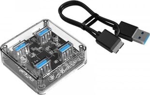 Orico 4in1 Adpater Hub 4x USB 3.0 hinta ja tiedot | Adapterit | hobbyhall.fi