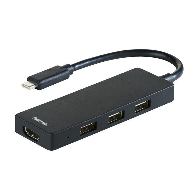 Hama 00135762 USB hub hinta ja tiedot | Adapterit | hobbyhall.fi