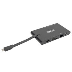 Tripp Lite USB-C Dock U442-DOCK3-B Single Display hinta ja tiedot | Adapterit | hobbyhall.fi