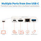 Tripp Lite USB-C Dock U444-06N-H4GU-C Single Display hinta ja tiedot | Adapterit | hobbyhall.fi
