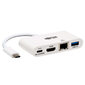 Tripp Lite USB-C Dock U444-06N-H4GU-C Single Display hinta ja tiedot | Adapterit | hobbyhall.fi