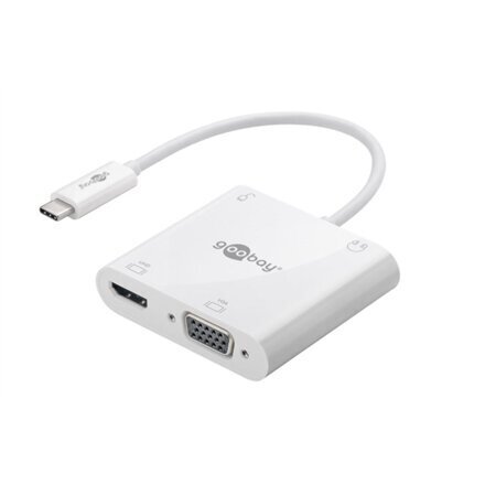 Goobay USB-C multiport adapter HDMI + VG hinta ja tiedot | Adapterit | hobbyhall.fi