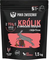 Paka Zwierzaka Seventh Heaven pienikokoisille koirille kanin ja metsätuotteiden kanssa, 1,5 kg hinta ja tiedot | Koiran kuivaruoka | hobbyhall.fi