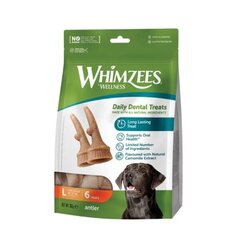 Whimzees Wege L keskikokoisille koirille, 6 kpl. hinta ja tiedot | Koiran herkut | hobbyhall.fi