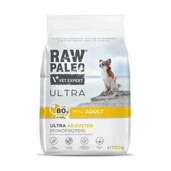 Raw Paleo Ultra Turkey Mini Adult aikuisille pienten rotujen koirille kalkkunan kanssa, 750 g hinta ja tiedot | Koiran kuivaruoka | hobbyhall.fi