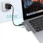 Choetech-monitoimitelakointiasema HUB Apple MacBook Prolle USB Typ C 7in2 100W Thunderbolt 3 harmaa (HUB-M14) hinta ja tiedot | Adapterit | hobbyhall.fi