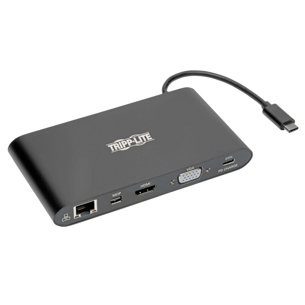 Tripp lite USB-C Dock U442-DOCK1-B Dual Display hinta ja tiedot | Adapterit | hobbyhall.fi