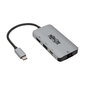 Tripp Lite USB-C Dock U444-06N-H4GUSC Single Display hinta ja tiedot | Adapterit | hobbyhall.fi