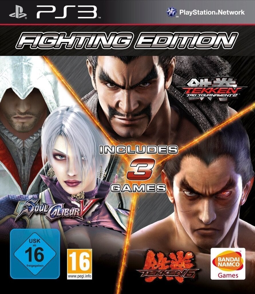 PlayStation 3 peli Fighting Edition: Tekken 6, Tekken Tag Tournament 2, Soul Calibur V hinta ja tiedot | Tietokone- ja konsolipelit | hobbyhall.fi