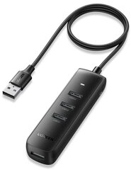 UGREEN CM416 4in1 USB-4x USB-sovitin (musta) hinta ja tiedot | Adapterit | hobbyhall.fi