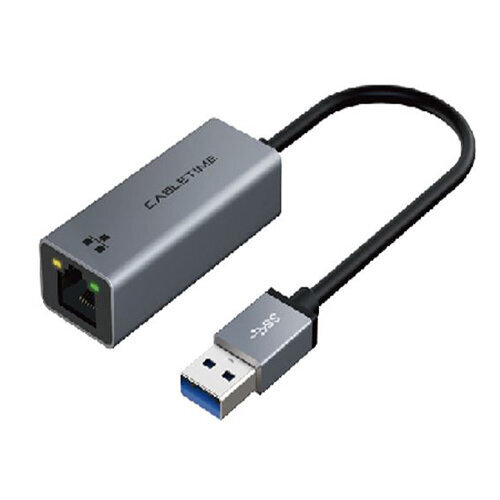 Sovitin USB3.0 A RJ45, 1000Mbps, 0,15m hinta ja tiedot | Adapterit | hobbyhall.fi