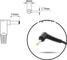 Mitsu 20V, 2.25A, 45W hinta ja tiedot | Kannettavien tietokoneiden laturit | hobbyhall.fi