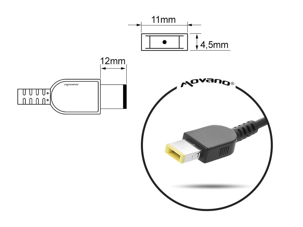 Mitsu 20V, 4.5A hinta ja tiedot | Kannettavien tietokoneiden laturit | hobbyhall.fi