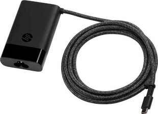 HP 65W USB-C Slim Power Adapter hinta ja tiedot | Kannettavien tietokoneiden laturit | hobbyhall.fi