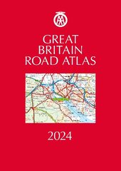 Great Britain Road Atlas 2024 2024 37th New edition hinta ja tiedot | Matkakirjat ja matkaoppaat | hobbyhall.fi