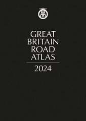 Great Britain Road Atlas 2024: Leather 2024 37th New edition hinta ja tiedot | Matkakirjat ja matkaoppaat | hobbyhall.fi