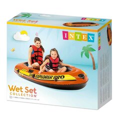 Kumivene Intex Explorer Pro, 196x33x102cm, oranssi hinta ja tiedot | Puhallettavat vesilelut ja uima-asusteet | hobbyhall.fi