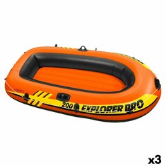 Kumivene Intex Explorer Pro, 196x33x102cm, oranssi hinta ja tiedot | Puhallettavat vesilelut ja uima-asusteet | hobbyhall.fi