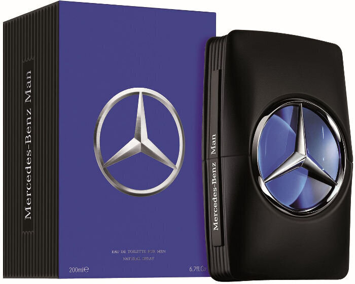 Toalettivesi Mercedes-Benz Man EDT miehille, 200 ml hinta ja tiedot | Miesten hajuvedet | hobbyhall.fi