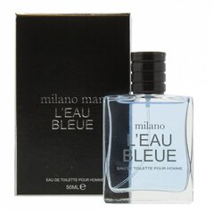 Eau de toilette Milano Man L'Eau Bleue, 50 ml hinta ja tiedot | Miesten hajuvedet | hobbyhall.fi