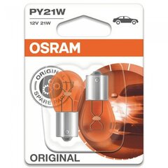 Osram -lamput BAU15s 12V 21W oranssi (2 kpl). hinta ja tiedot | Osram Autotuotteet | hobbyhall.fi