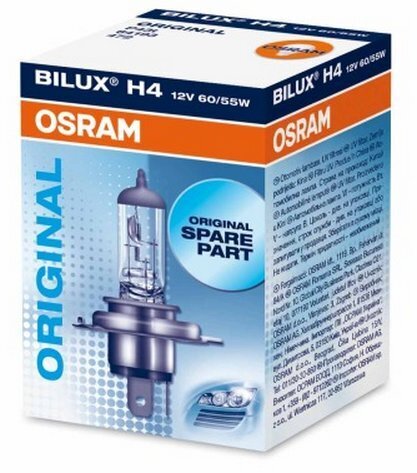 Osram -lamput H4 12V 60 / 55W P43t hinta ja tiedot | Polttimot | hobbyhall.fi