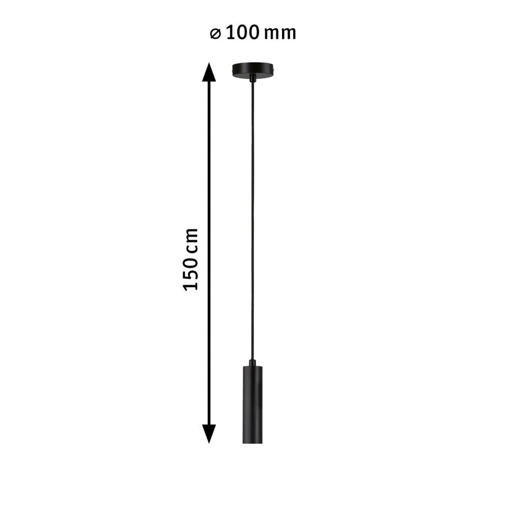 Riippuvalaisin Paulmann Neordic Kinen 1 x 20 W E27, musta hinta ja tiedot | Riippuvalaisimet | hobbyhall.fi