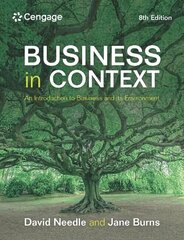 Business in Context 8th edition hinta ja tiedot | Yhteiskunnalliset kirjat | hobbyhall.fi