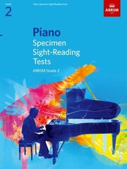 Piano Specimen Sight-Reading Tests, Grade 2 hinta ja tiedot | Taidekirjat | hobbyhall.fi