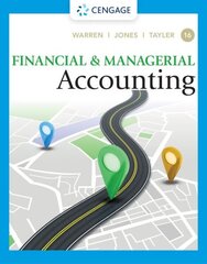 Financial & Managerial Accounting 16th edition hinta ja tiedot | Talouskirjat | hobbyhall.fi