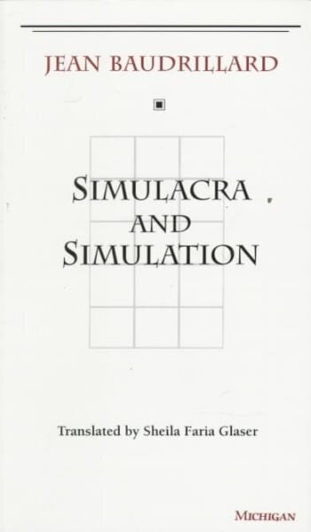 Simulacra and Simulation hinta ja tiedot | Historiakirjat | hobbyhall.fi