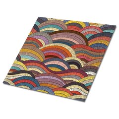 Liima koristeellinen laatta Decormat 30x30cm tilkkutöitä aallot hinta ja tiedot | Lattialaatat | hobbyhall.fi